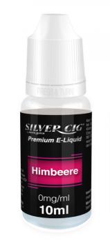 E-Liquid Silver-Cig Himbeer 0mg Nikotin 10ml im 5er Dsp.(DPT2 Konform EU Herstel